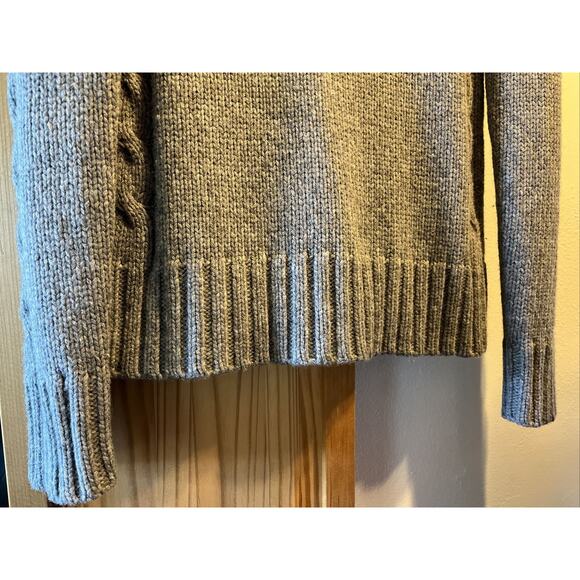 Vintage 90s Westbound Womens Small Wool Blend Sweater Cable Knit Gray LS EUC - Picture 7 of 11